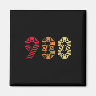Aimant T-shirt 988 ligne d'assistance pour la prévention 