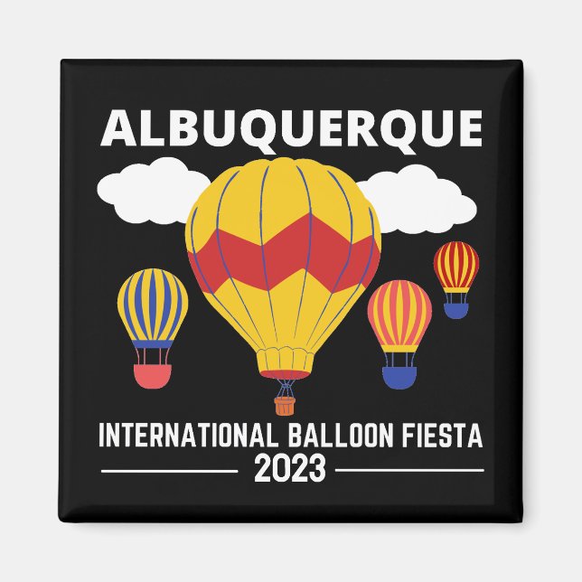 Aimant T-shirt Albuquerque Balloon Fiesta 2023 (Devant)