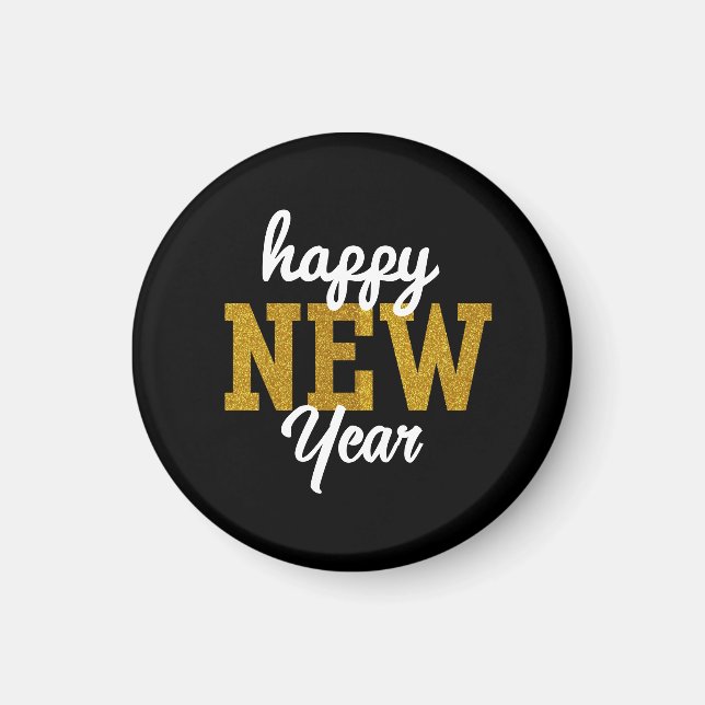 Aimant T-Shirt Bonne Année (Devant)
