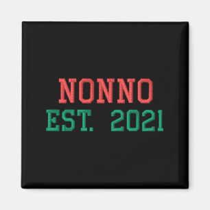 Aimant T Shirt Brodé Nonno Est 2021