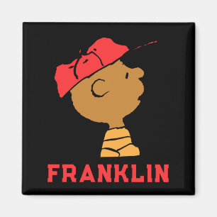 Aimant T Shirt Casquette de Baseball Peanuts Franklin