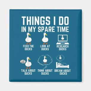 Aimant T-shirt Choses Canards de Temps Libre Amoureux