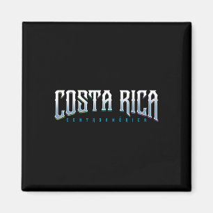 Aimant T-shirt Costa Rica - Éco-Voyage Plage Designer Sur