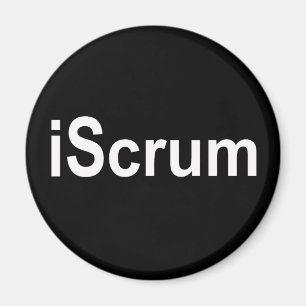 Aimant T-shirt de bousculade de rugby d'iScrum