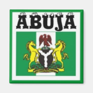 Aimant T-shirt de carte de NO1 Abuja, du Nigéria et etc.