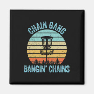 Aimant T-shirt de Disc Golf drôle chaîne Rétro Cadeau de 