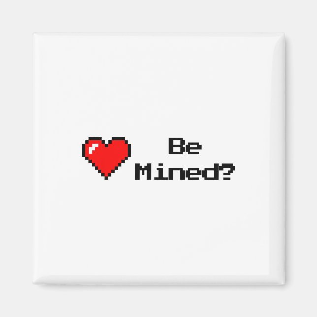 Aimant T-shirt de gamer de design de la Saint-Valentin Be (Devant)