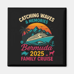 Aimant T-shirt de vacances pour hommes et femmes Croisièr