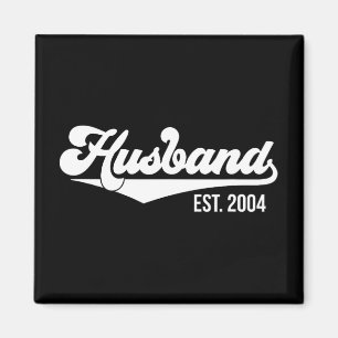 Aimant T-shirt du 20e anniversaire du Mariage Husband Est