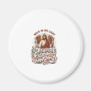 Aimant T-Shirt Encouragement pour Handicapés Jésus Inspir