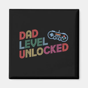 Aimant T-shirt Gamer Papa Nouvellement Papa Drôle Gamer P