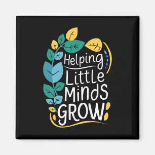 Aimant T-Shirt Graphique Enseignant Aider les Petits Espr