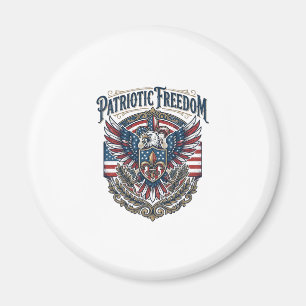 Aimant T-Shirt Graphique Vectoriel Fierté Cajun Patriotiq