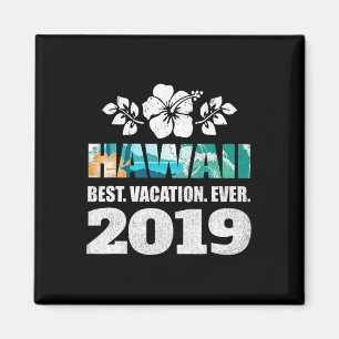 Aimant T Shirt Hawaii Meilleur Souvenir De Vacances 