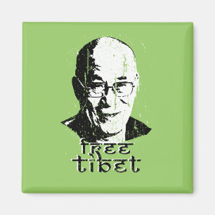 Aimant T-shirt libre du Thibet