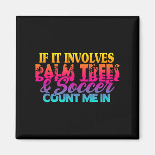 Aimant T Shirt Vintage Beach Soccer 2_1
