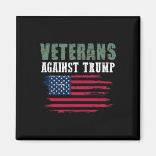 Aimant T-shirts anti-Trump - Vétérans contre Donald Trump