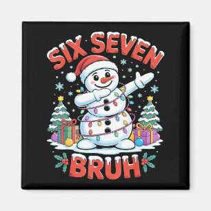 Aimant T-shirts de Noël Bruh 67 Six Seven Bonhomme de Nei