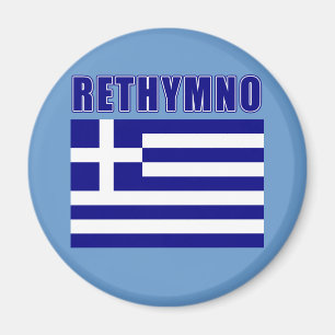 Aimant T-shirts de RETHYMNO Grèce, cadeaux