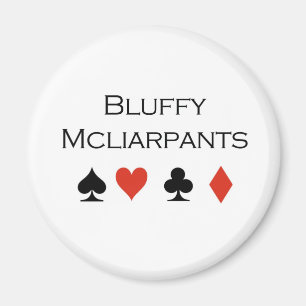 Aimant T-shirts de tisonnier : "Bluffy Mcliarpants "