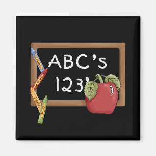 Aimant T-shirts et cadeaux d'Abcs 123s
