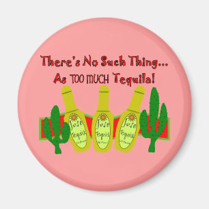 Aimant T-shirts et cadeaux d'amants de tequila