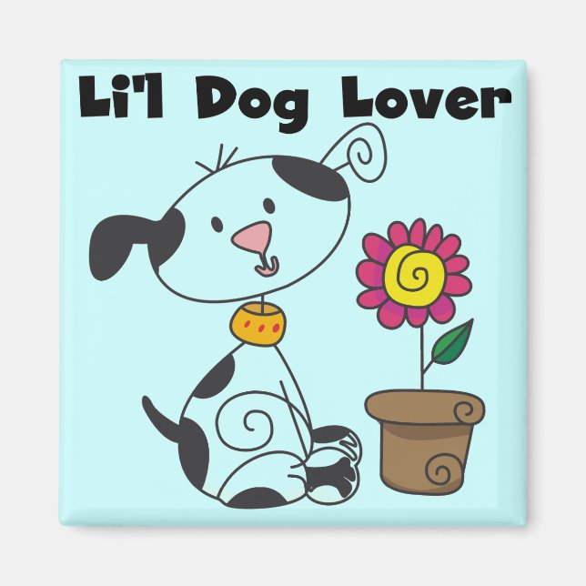 Aimant T-shirts et cadeaux d'amoureux des chiens de (Devant)