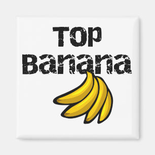 Aimant T-shirts et cadeaux de banane supérieure