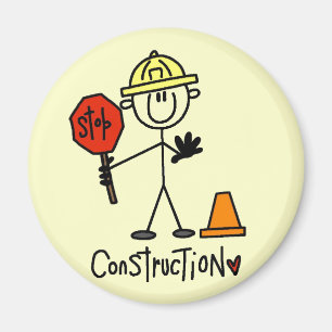 Aimant T-shirts et cadeaux de base de construction