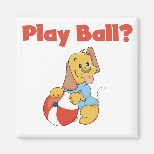 Aimant T-shirts et cadeaux de boule de jeu (Devant)