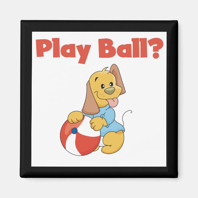Aimant T-shirts et cadeaux de boule de jeu (Devant)