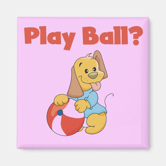 Aimant T-shirts et cadeaux de boule de jeu (Devant)