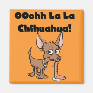 Aimant T-shirts et cadeaux de chiwawa de La de La d'Oohhh