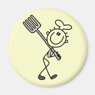 Aimant T-shirts et cadeaux de cuisinier bonhomme allumett