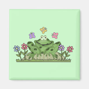 Aimant T-shirts et cadeaux de grenouille de jardin