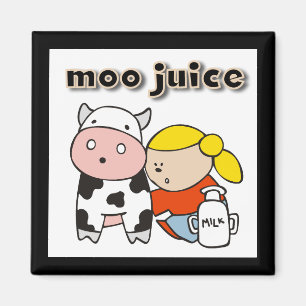 Aimant T-shirts et cadeaux de jus de MOO