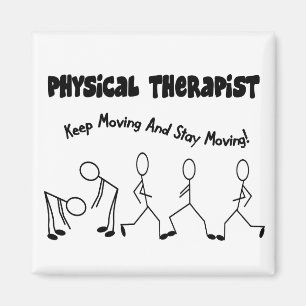 Aimant T-shirts et cadeaux de physiothérapeute