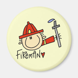 Aimant T-shirts et Cadeaux de Pompiers