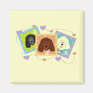 Aimant T-shirts et cadeaux de portraits de chien