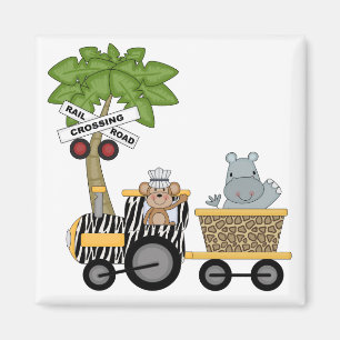 Aimant T-shirts et cadeaux de train de singe et