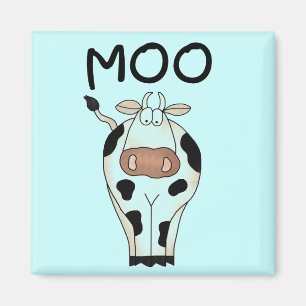 Aimant T-shirts et cadeaux de vache à MOO