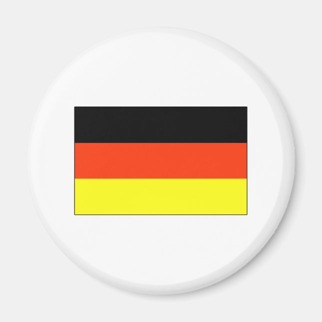Aimant T-shirts et cadeaux du drapeau allemand (Devant)