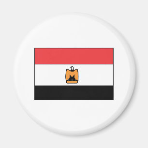Aimant T-shirts et cadeaux égyptiens de drapeau