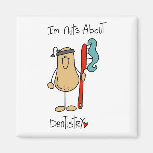 Aimant T-shirts et Cadeaux Fous de Dentisterie
