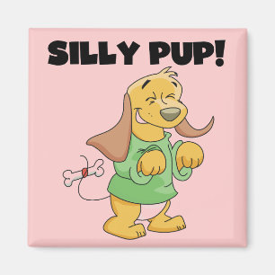 Aimant T-shirts et cadeaux idiots de chiot de chemise