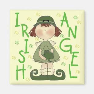 Aimant T-shirts et cadeaux irlandais d'ange