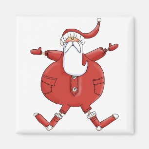Aimant T-shirts et cadeaux Jolly Père Noël