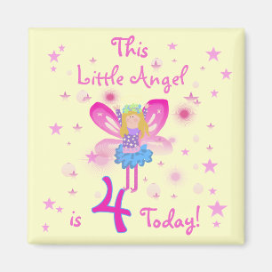Aimant T-shirts et cadeaux Little Angel 4th Birthday