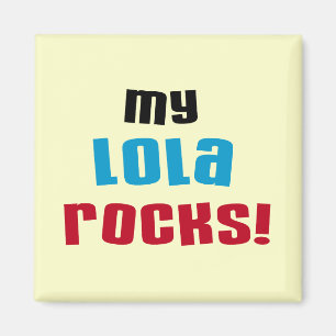 Aimant T-shirts et cadeaux My Lola Rocks