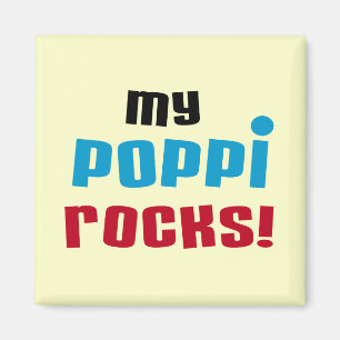 Aimant T-shirts et cadeaux My Poppi Rocks